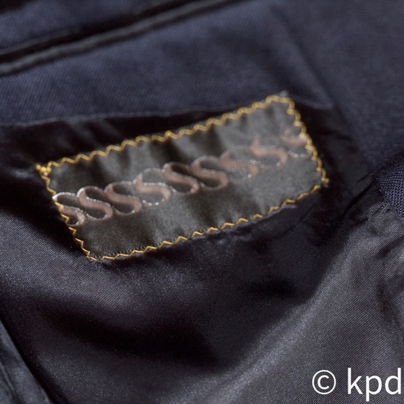 42R Vintage Navy Blue Single breasted men’s blazer - Picture 2 of 6